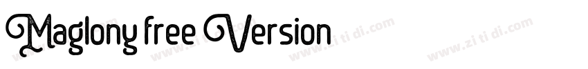 Maglony free Version字体转换